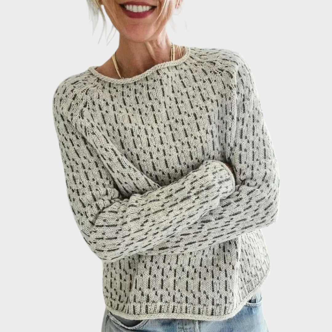 Textured Knit Crew Sweater Jasmine's Boutique Australia