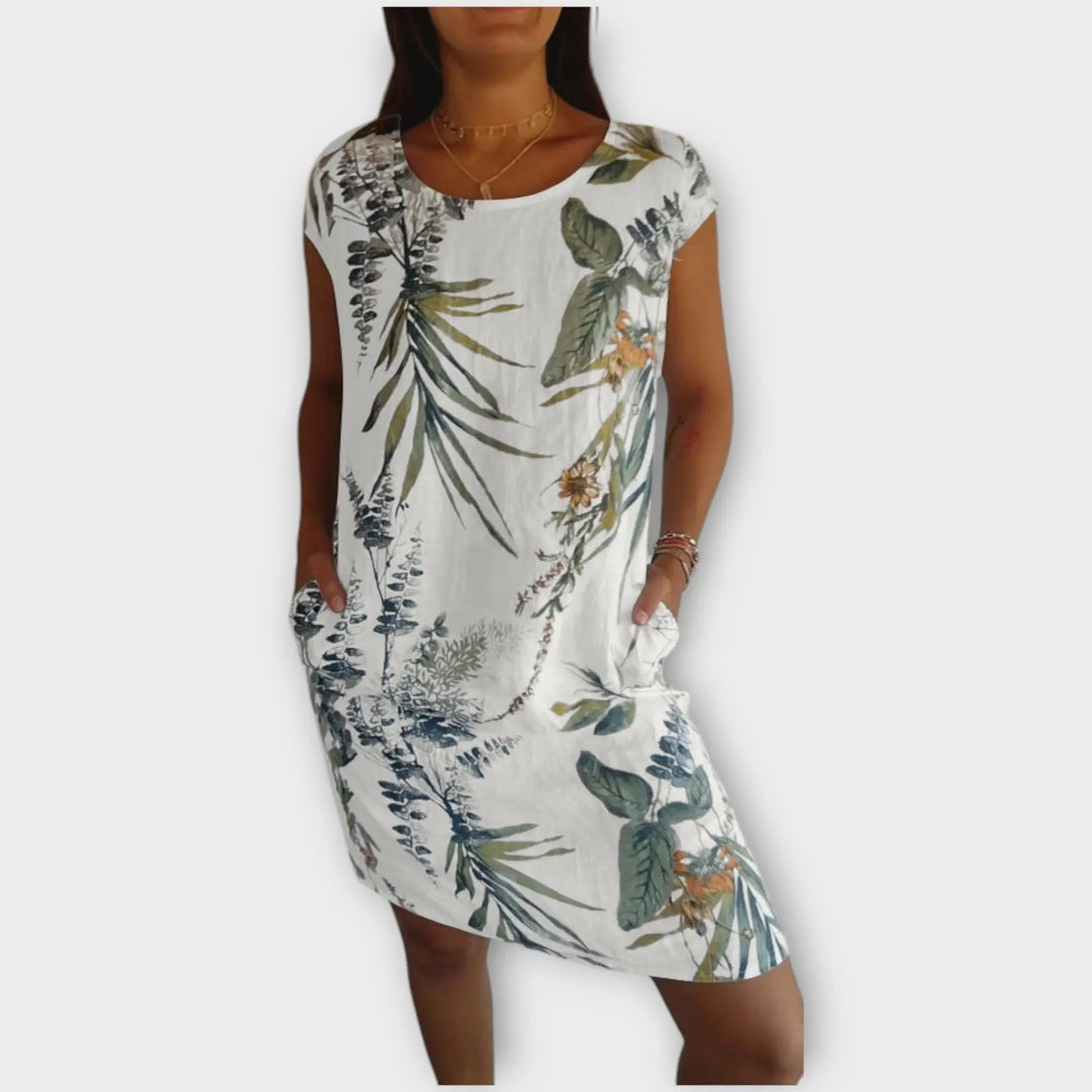 Tropical Serenity Shift Dress Jasmine's Boutique Australia