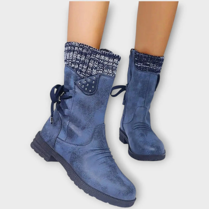Amethyst Knit Cuff Winter Boots Jasmine's Boutique Australia