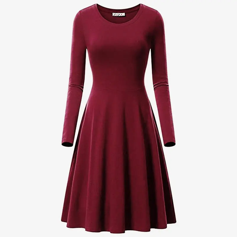 Burgundy Grace Pocket Dress Jasmine's Boutique Australia