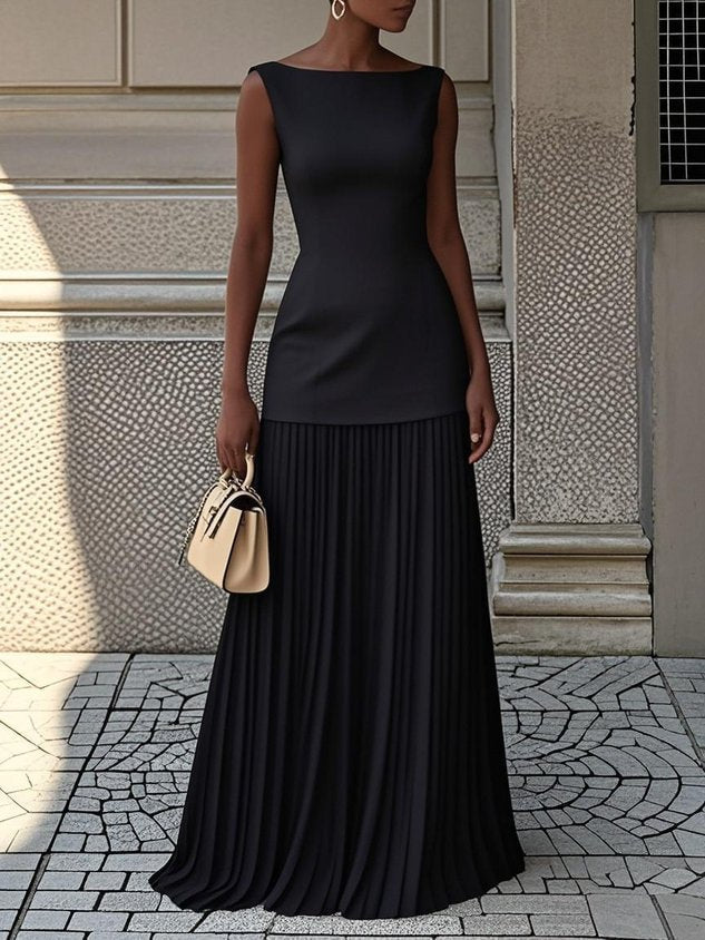 Serena - Pleated Maxi Dress Jasmine's Boutique Australia