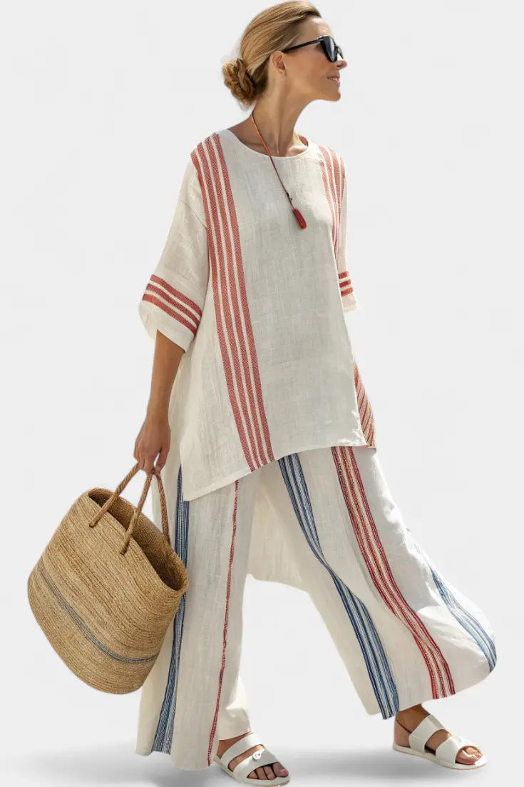 Coastal Breeze Striped Set Jasmine's Boutique Australia