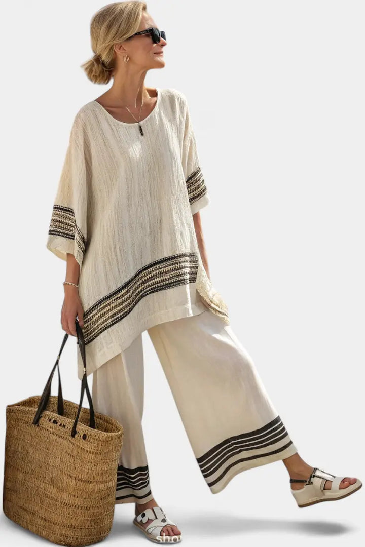Coastal Breeze Striped Set Jasmine's Boutique Australia