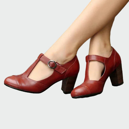 vintage t-strap block heels Jasmine's Boutique Australia