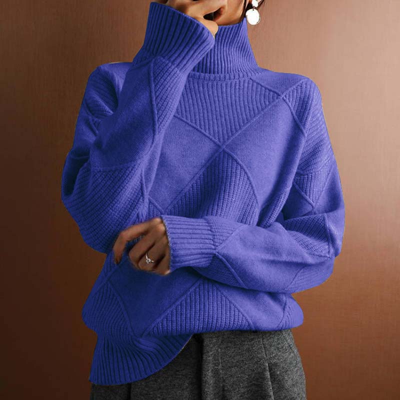 Ava | Elegant Jumper  Liora Lane Boutique Jacket & Coats Blue / UK 24 (5XL) 39.95