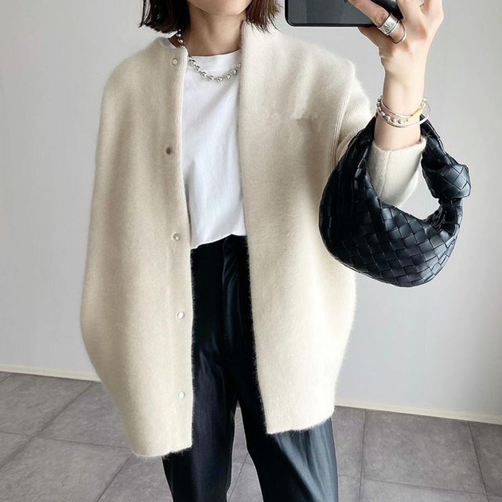 Chloe | Elegant Cashmere Cardigan  Liora Lane Boutique Clothing Cream / UK 20 (3XL) 44.95