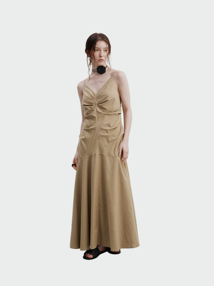 Pleated Waist Strappy Dress Jasmine's Boutique Australia