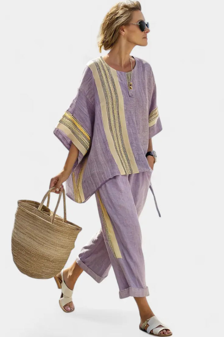 Coastal Breeze Striped Set Jasmine's Boutique Australia