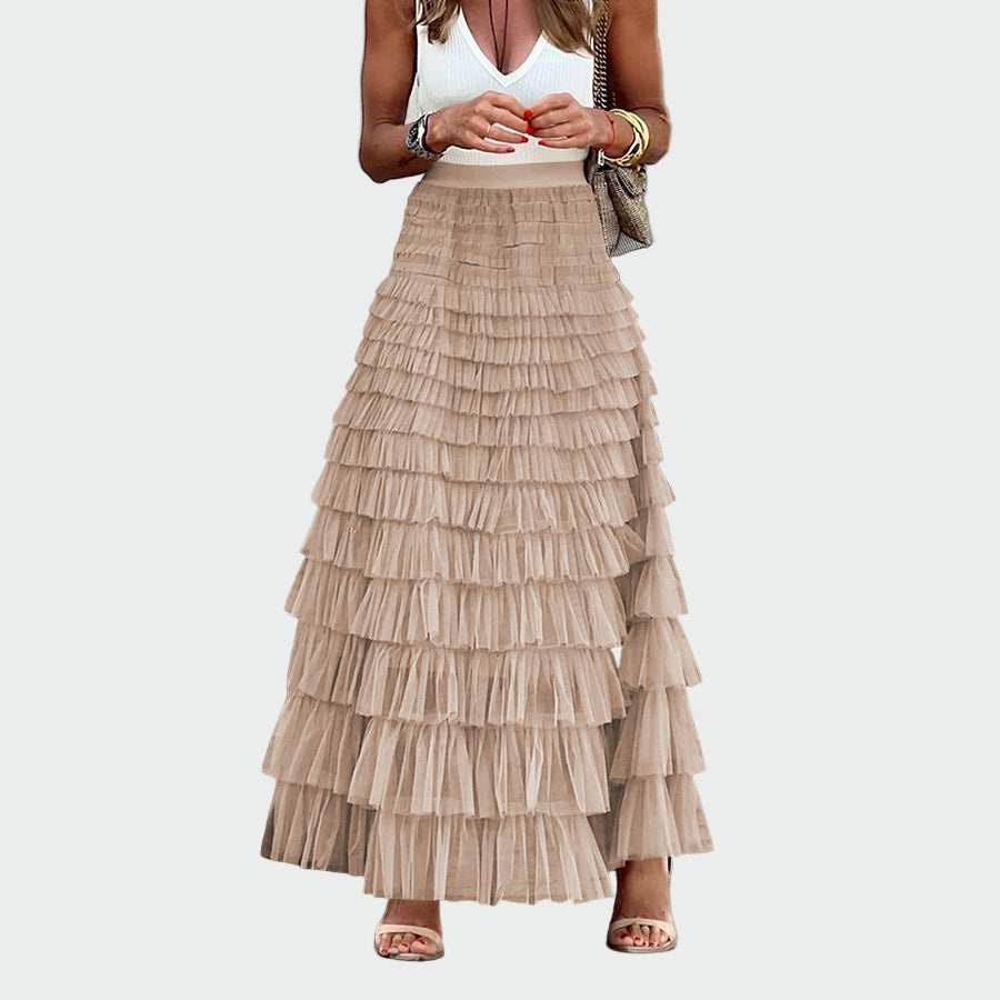 Layered Ruffle Maxi Skirt Jasmine's Boutique Australia