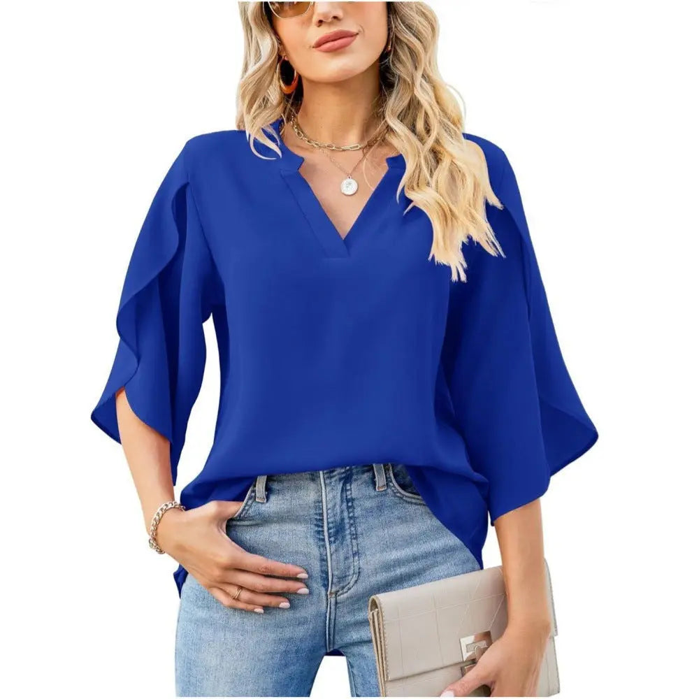 Emerald Breeze Split Sleeve Blouse Jasmine's Boutique Australia