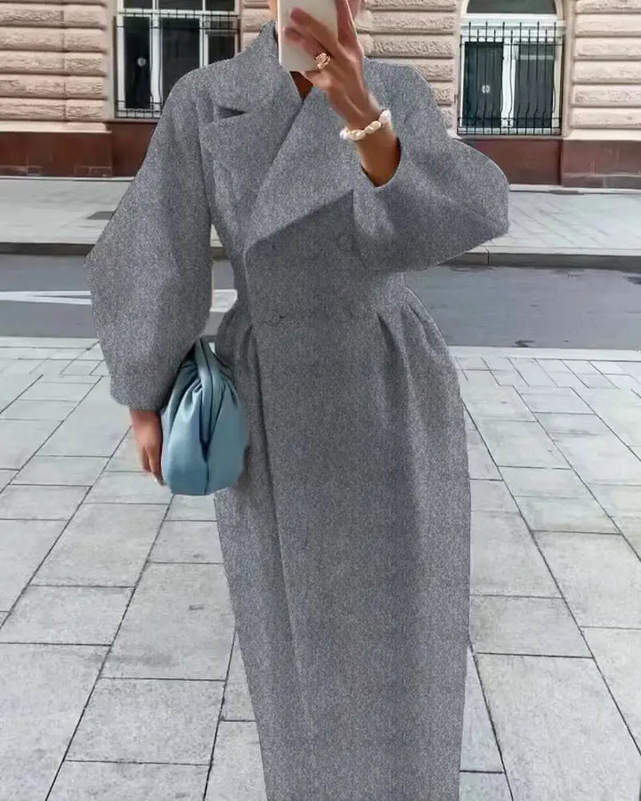 Royal Elegance Belted Maxi Coat Jasmine's Boutique Australia