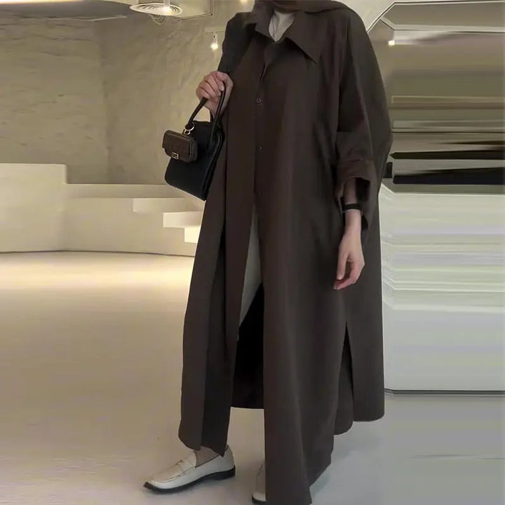Mocha Flow Oversized Long Coat Jasmine's Boutique Australia