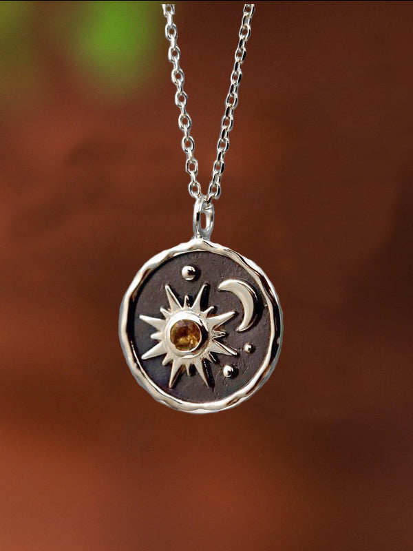 Boho Sun Moon Necklace Jasmine's Boutique Australia