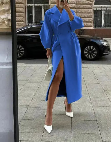Royal Elegance Belted Maxi Coat Jasmine's Boutique Australia