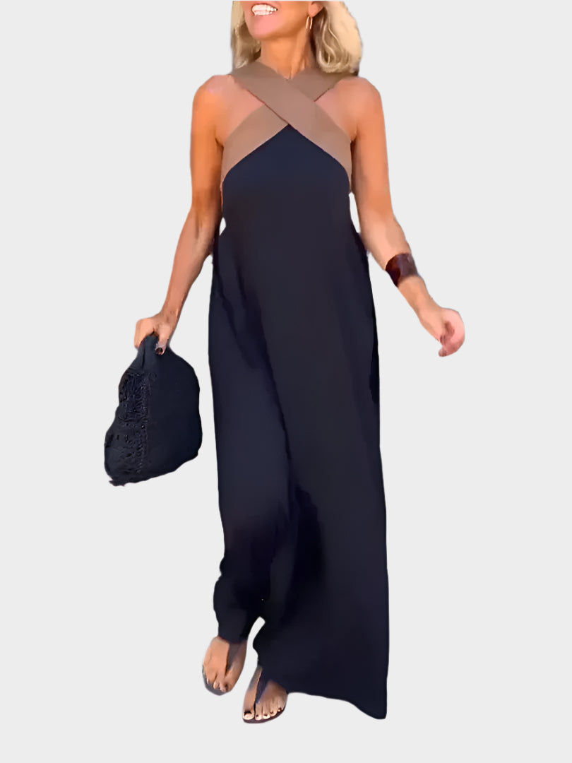 Elegant Dress with Open Neckline Jasmine's Boutique Australia