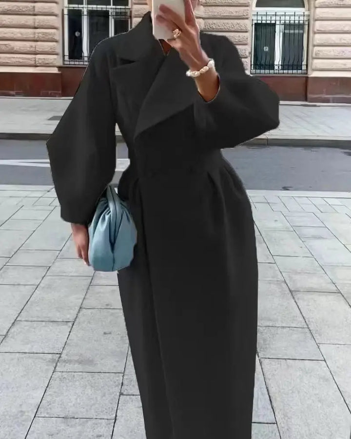 Royal Elegance Belted Maxi Coat Jasmine's Boutique Australia