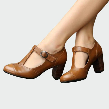 vintage t-strap block heels Jasmine's Boutique Australia