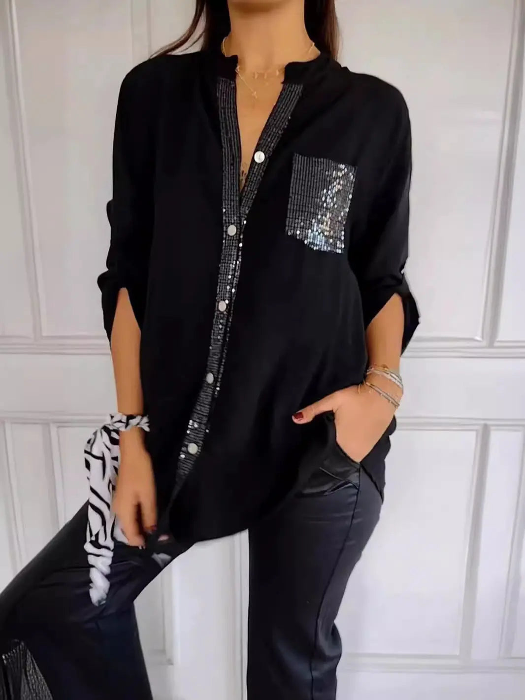 Teal Spark Luxe Shirt Jasmine's Boutique Australia