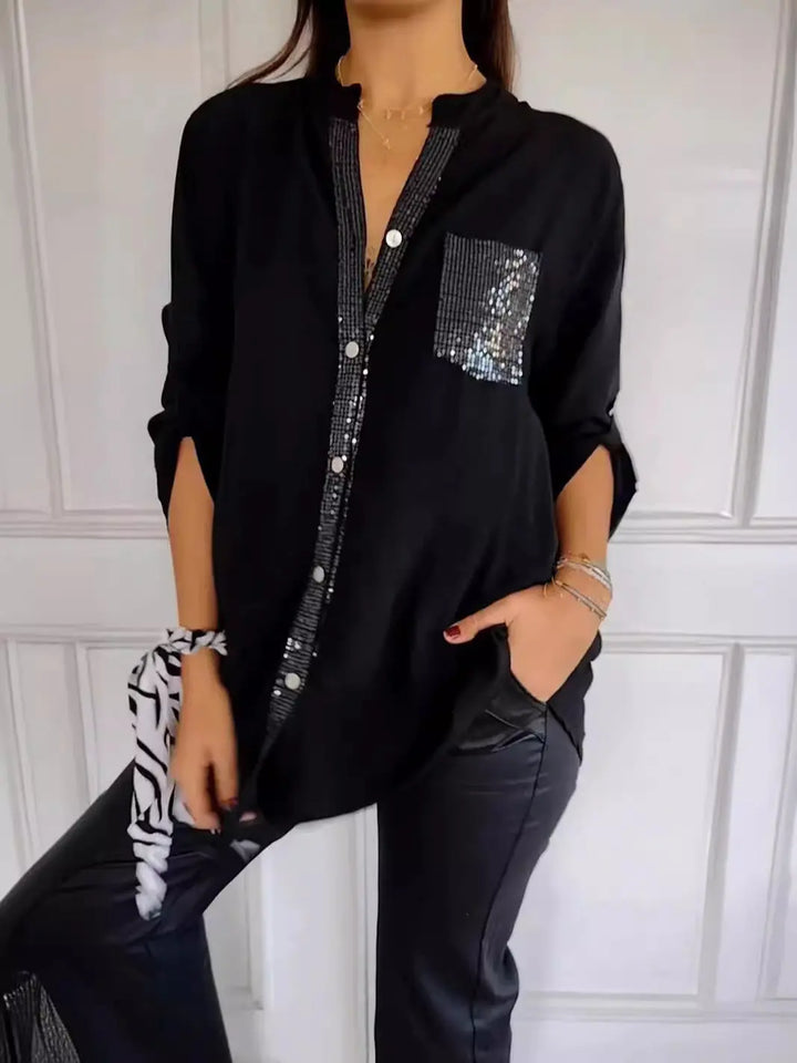Teal Spark Luxe Shirt Jasmine's Boutique Australia