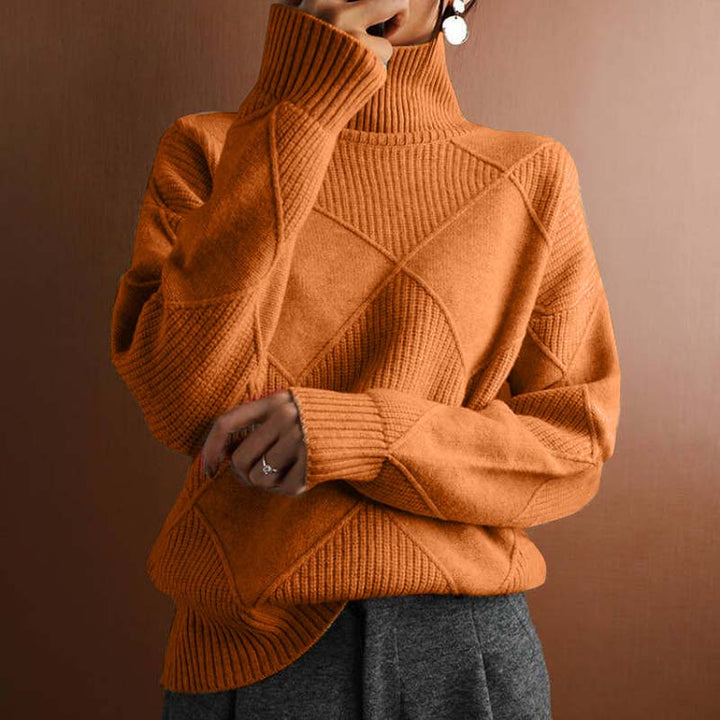 Ava | Elegant Jumper  Liora Lane Boutique Jacket & Coats Orange / UK 24 (5XL) 39.95