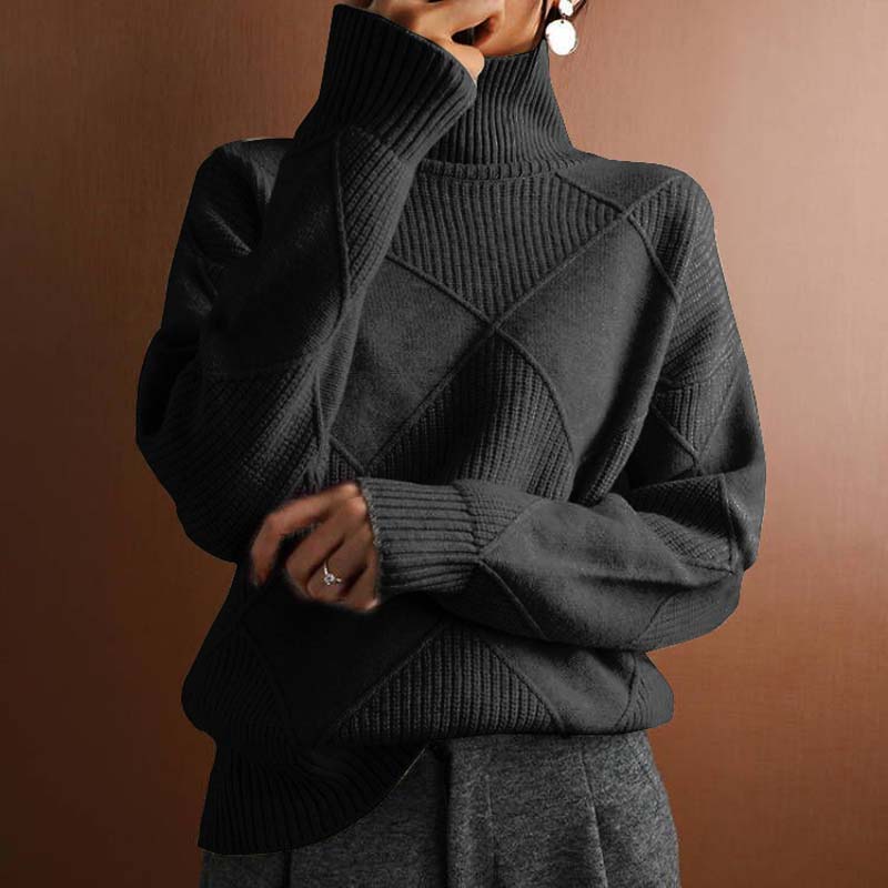 Ava | Elegant Jumper  Liora Lane Boutique Jacket & Coats Black / UK 24 (5XL) 39.95