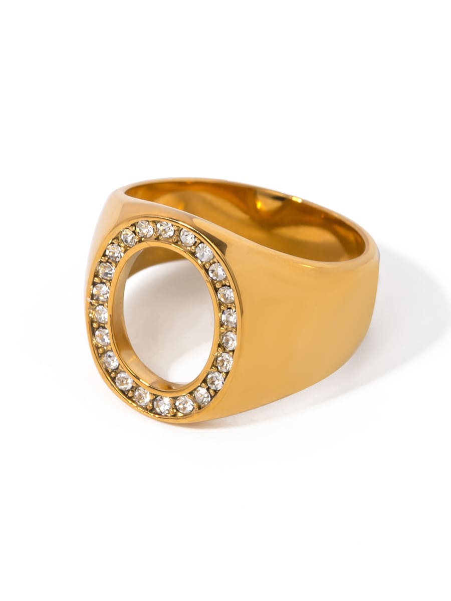 Oval Hollow Ring Jasmine's Boutique Australia