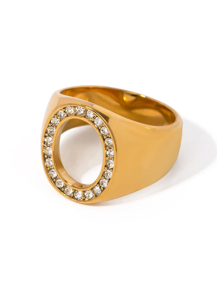 Oval Hollow Ring Jasmine's Boutique Australia