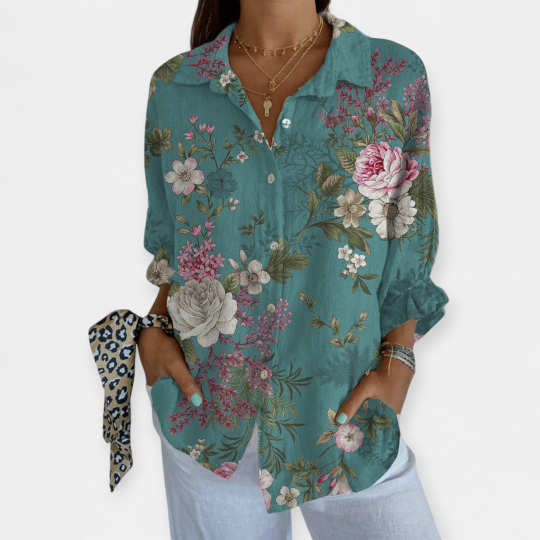 Artistic Linen Shirt with Comfortable Fit Jasmine's Boutique Australia