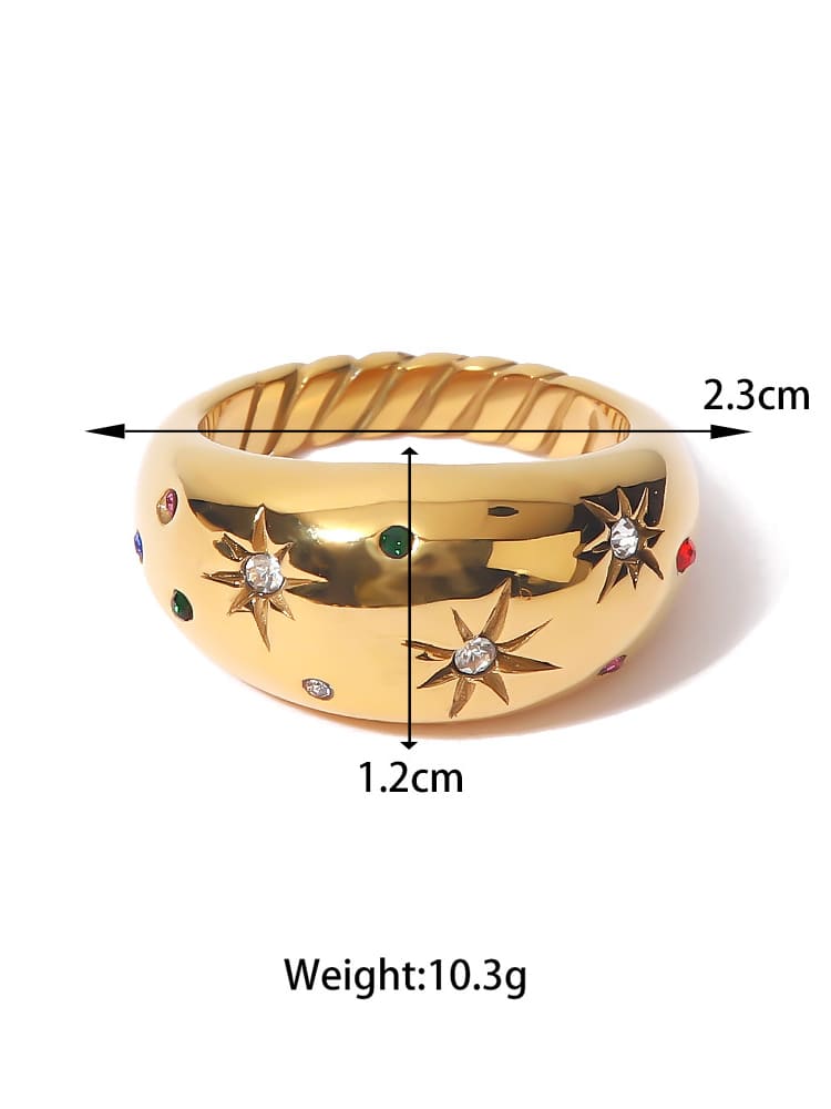 Starry Night Dome Ring Jasmine's Boutique Australia