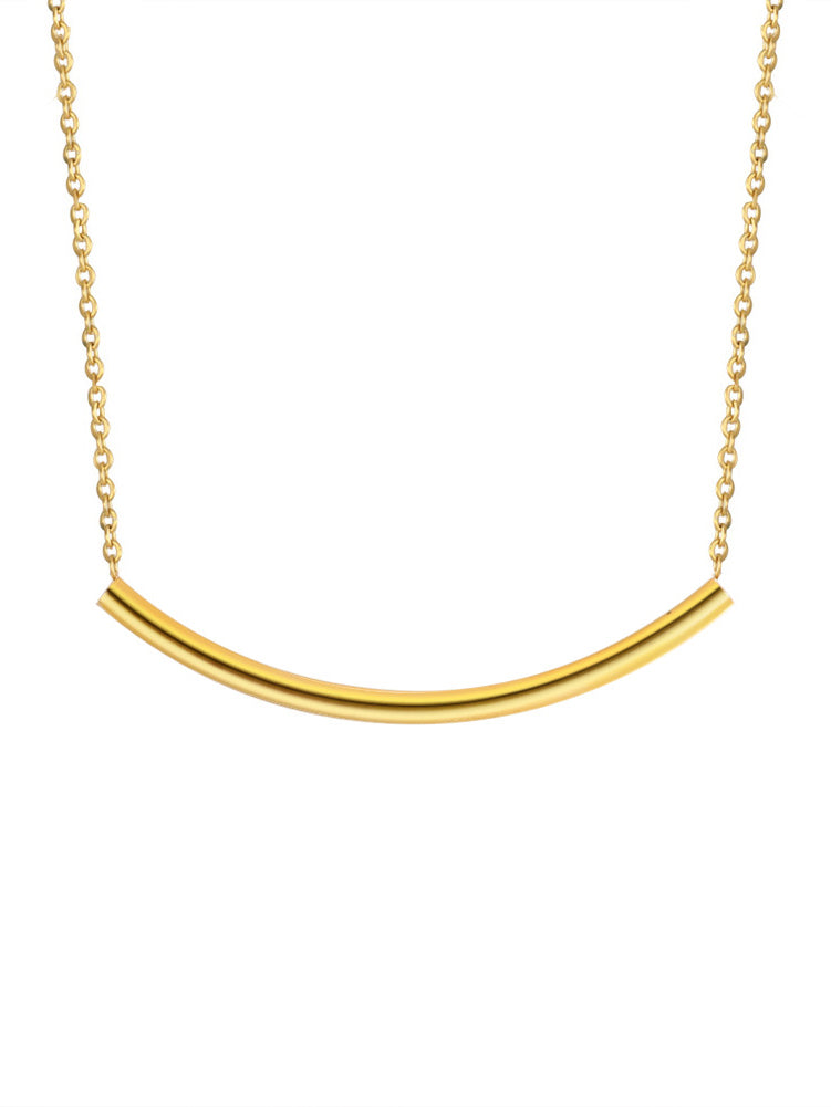 LUXE Curved Bar Necklace Jasmine's Boutique Australia
