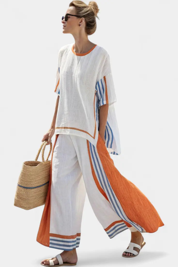 Coastal Breeze Striped Set Jasmine's Boutique Australia