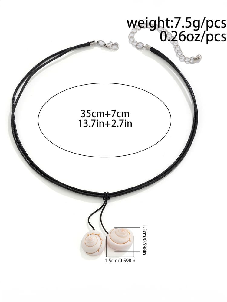 Tassel Necklace with Shell Jasmine's Boutique Australia