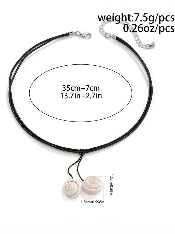 Tassel Necklace with Shell Jasmine's Boutique Australia