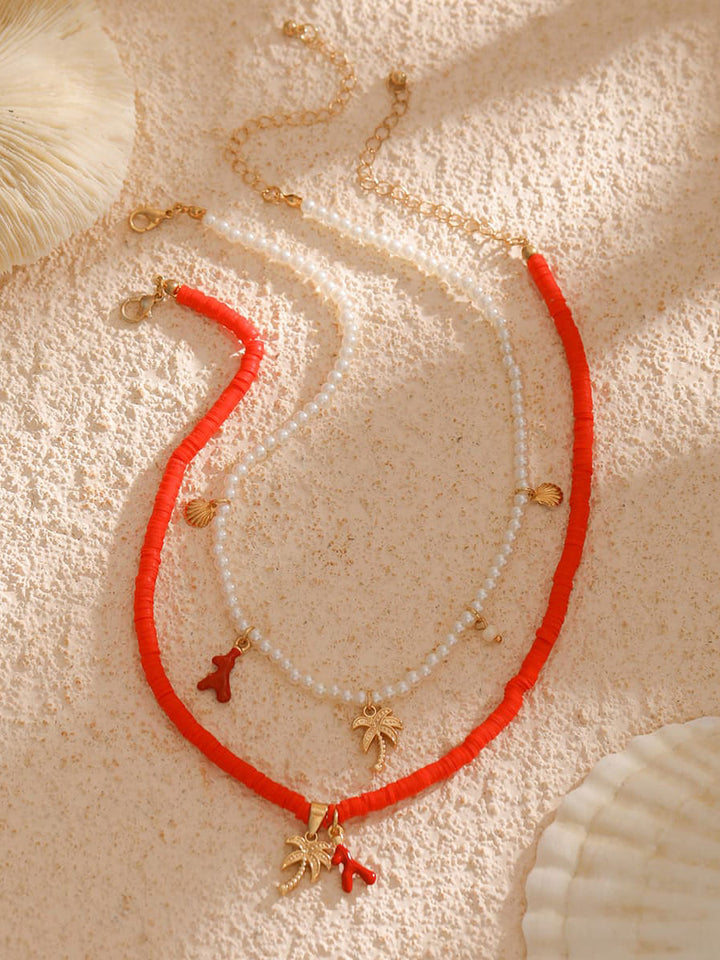 Tahiti Sunset Pearl Beach Necklace Gold Jasmine's Boutique Australia