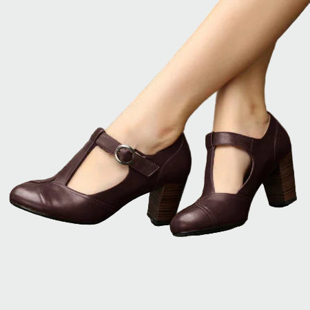 vintage t-strap block heels Jasmine's Boutique Australia