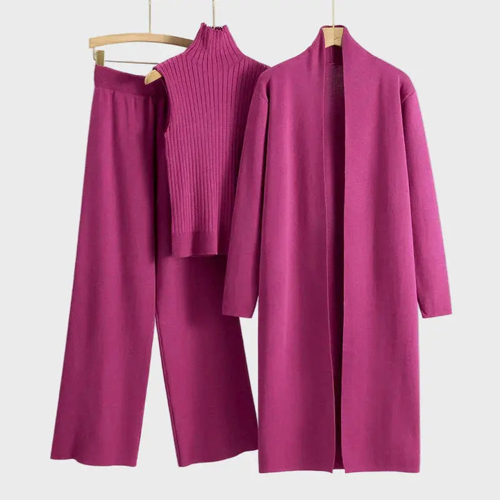 Royal Serenity Three-Piece Knit Set Jasmine's Boutique Australia