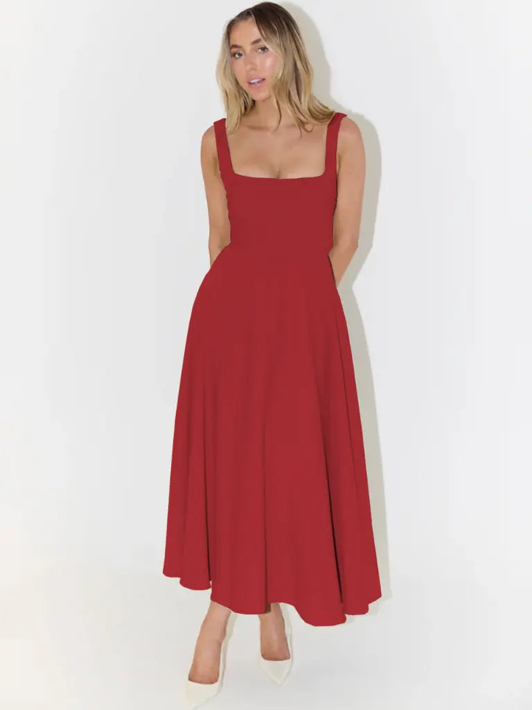 Elegant Midi Dress with Romantic Line Jasmine's Boutique Australia