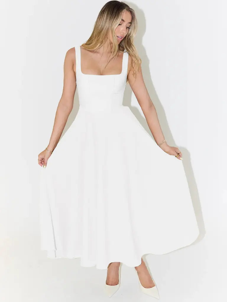 Elegant Midi Dress with Romantic Line Jasmine's Boutique Australia
