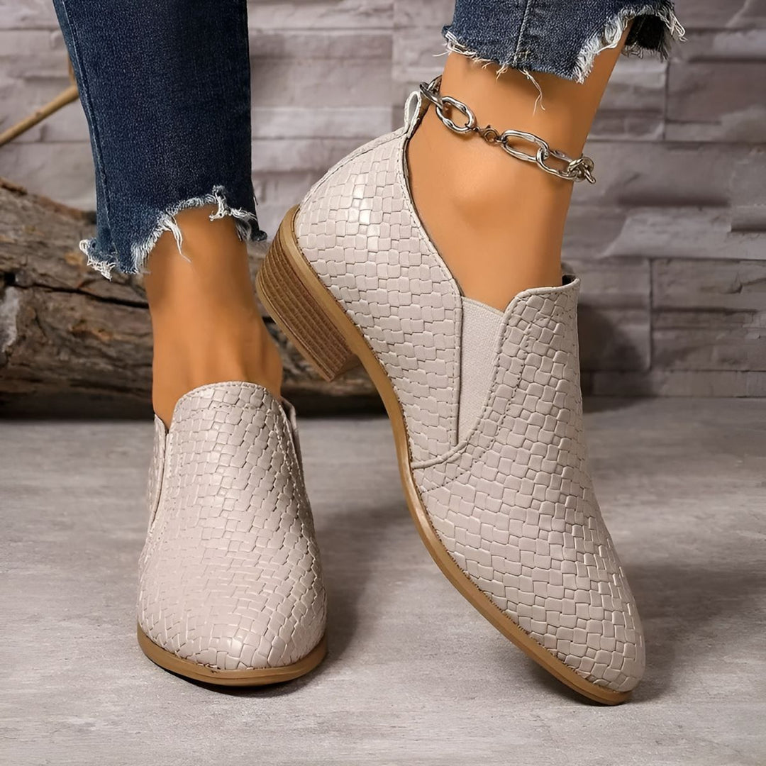The Aria Woven Luxe Loafers – Midnight Black Jasmine's Boutique Australia