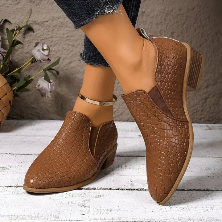 The Aria Woven Luxe Loafers – Midnight Black Jasmine's Boutique Australia