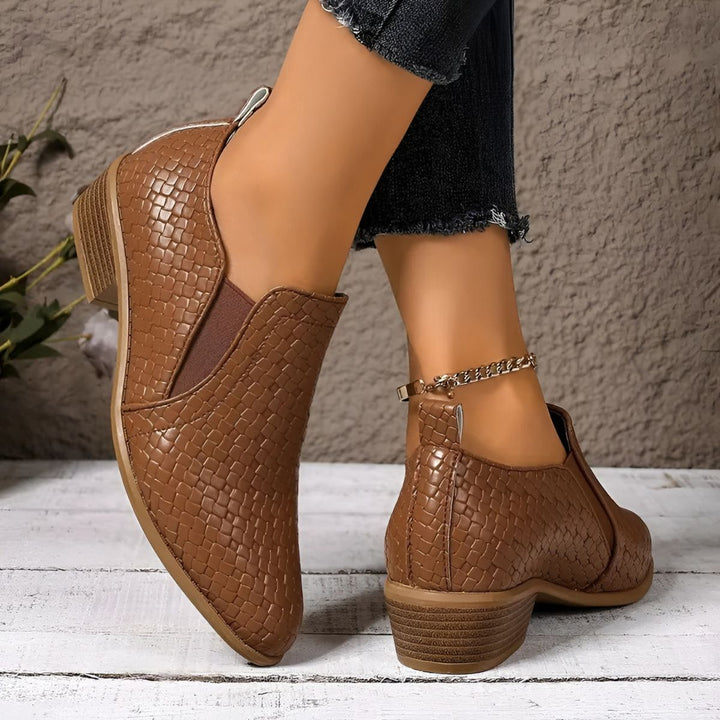 The Aria Woven Luxe Loafers – Midnight Black Jasmine's Boutique Australia