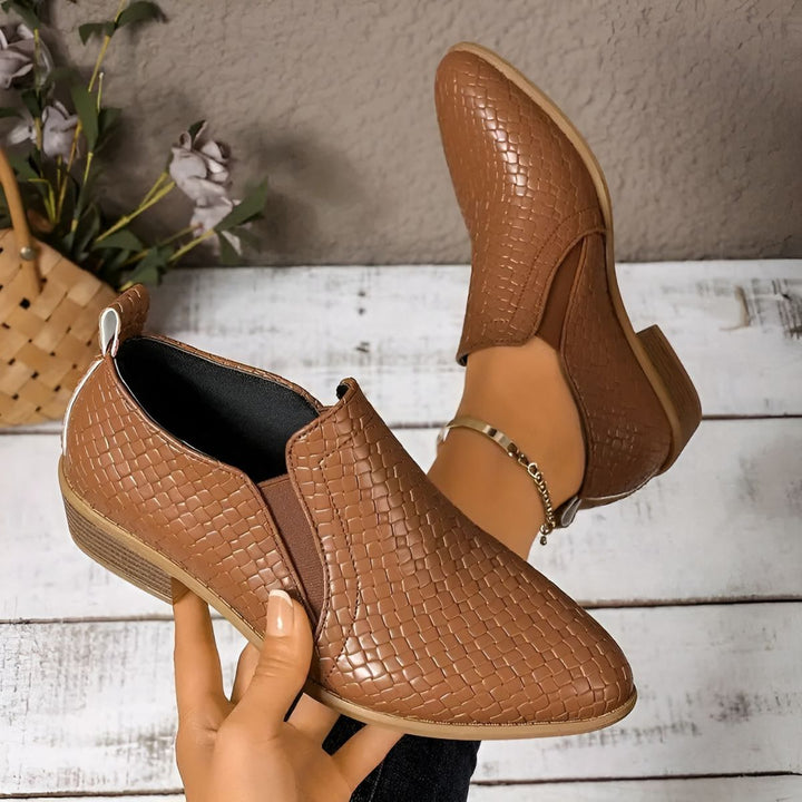 The Aria Woven Luxe Loafers – Midnight Black Jasmine's Boutique Australia