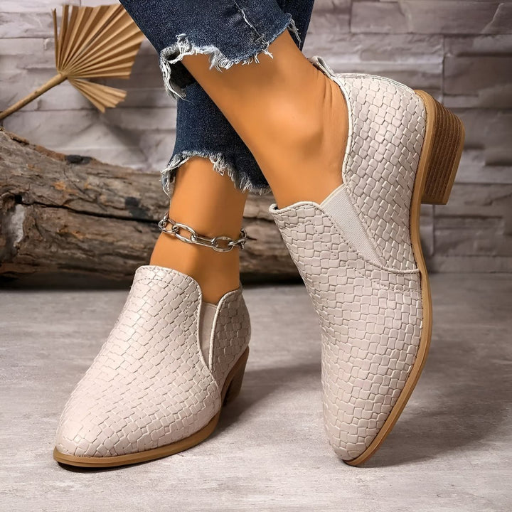 The Aria Woven Luxe Loafers – Midnight Black Jasmine's Boutique Australia