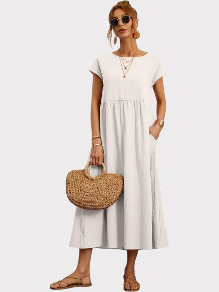 Crimson Breeze Midi Dress Jasmine's Boutique Australia