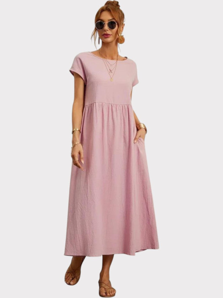 Crimson Breeze Midi Dress Jasmine's Boutique Australia