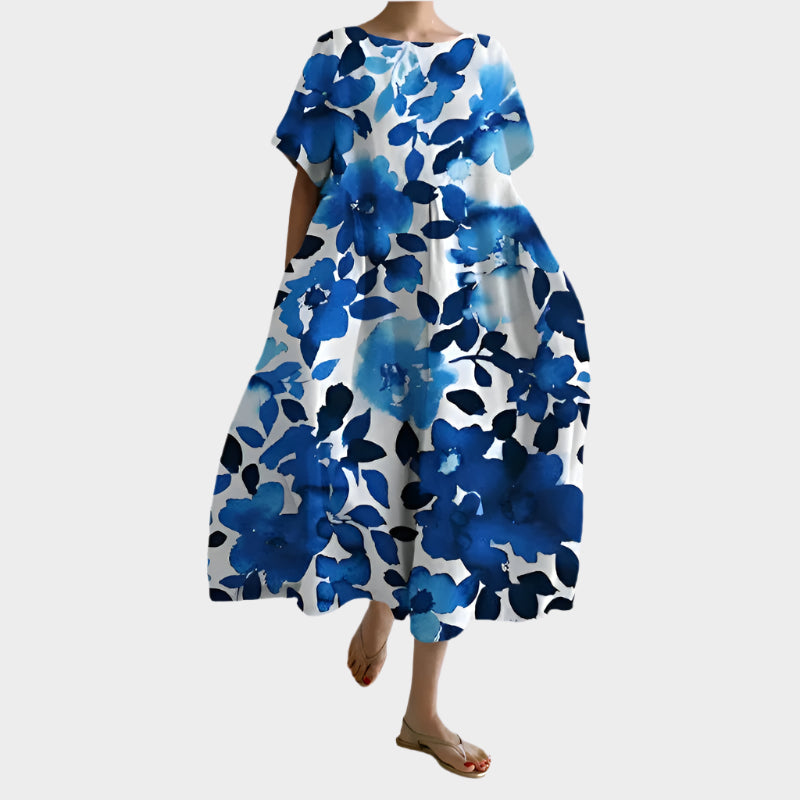 Comfortable Long Retro Dress Jasmine's Boutique Australia
