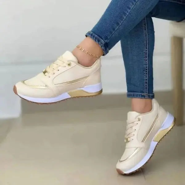 White Luxe Comfort Sneakers  html Copy Edit Jasmine's Boutique Australia