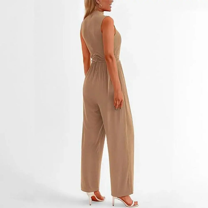 Sleeveless High-Neck Wide-Leg Jumpsuit Jasmine's Boutique Australia