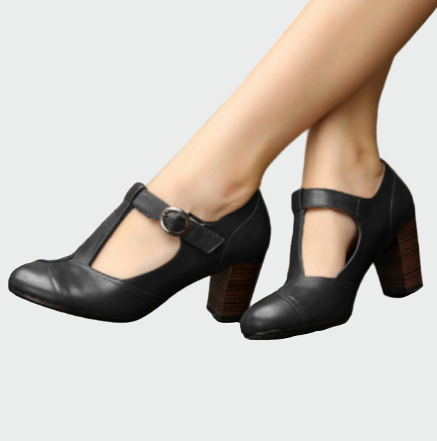 vintage t-strap block heels Jasmine's Boutique Australia