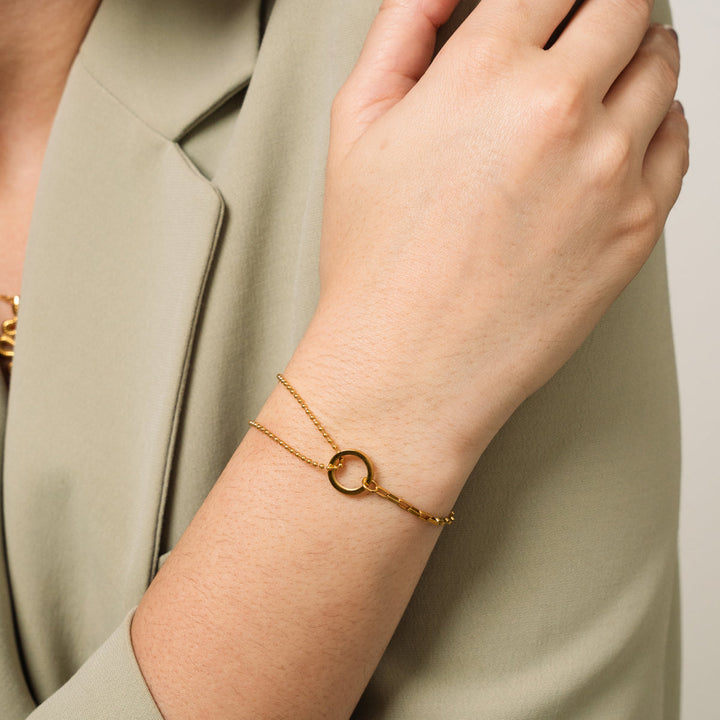 Gold Tennis Bracelet in a Box Jasmine's Boutique Australia